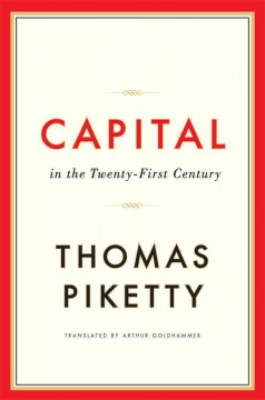 Capital in the twenty-first century Book cover