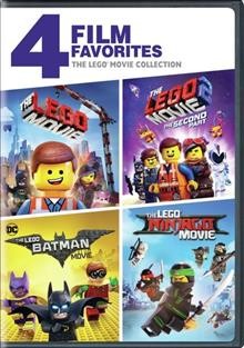 4 Film favorites the Lego movie collection : The Lego movie ; The Lego movie 2: the second part ; The Lego Batman movie ; The Lego ninjago movie  Cover Image