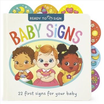 Baby signs : 22 first signs for your baby Book cover