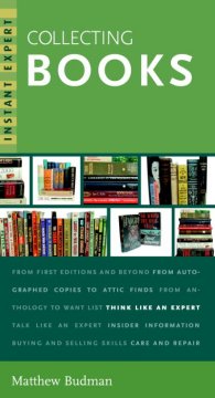 Instant expert : collecting books  Cover Image