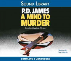 A mind to murder  Cover Image
