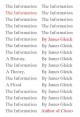 Go to record The information : a history, a theory, a flood