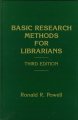Go to record Basic research methods for librarians